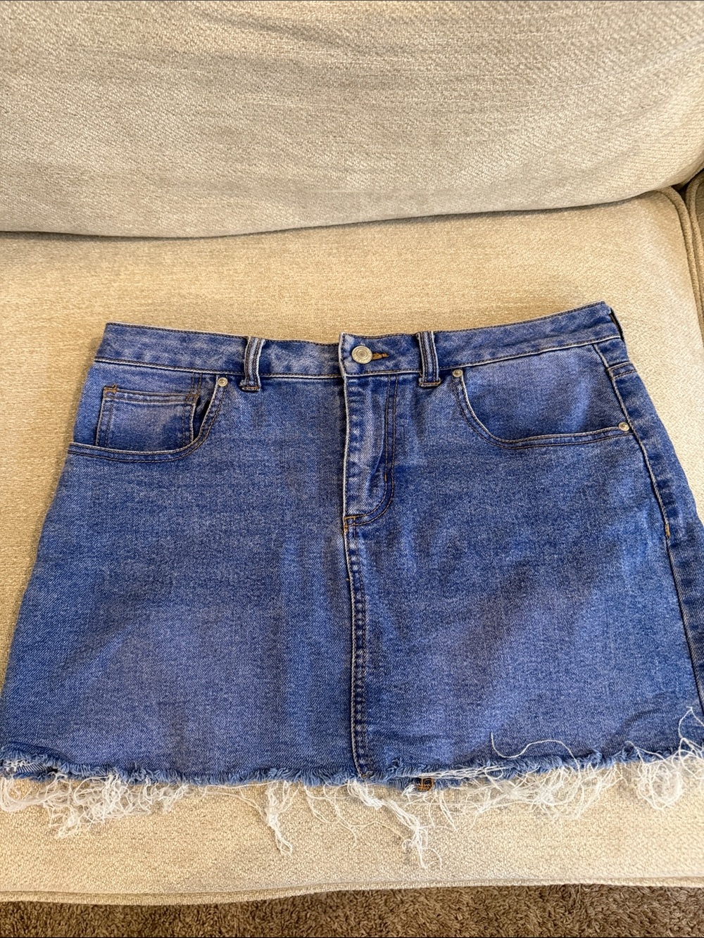 Vanilla Star Jean Skirt